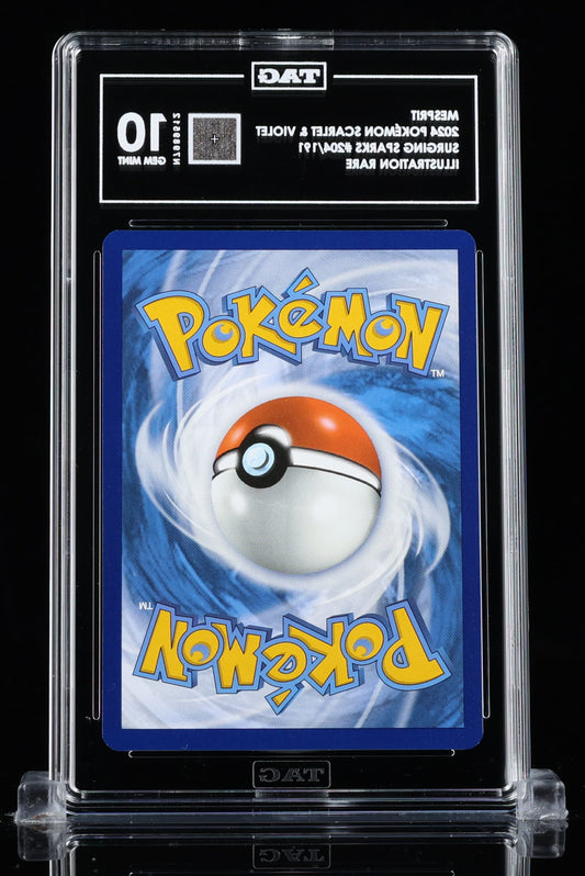 TAG 10 : MESPRIT : 2024 POKÉMON SCARLET & VIOLET : #204/191 : SURGING SPARKS : ILLUSTRATION RARE