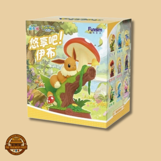 Funism Enjoy! Eevee Series Figures Blind Box - 1 Display Case (complete set of 9 blind boxes)