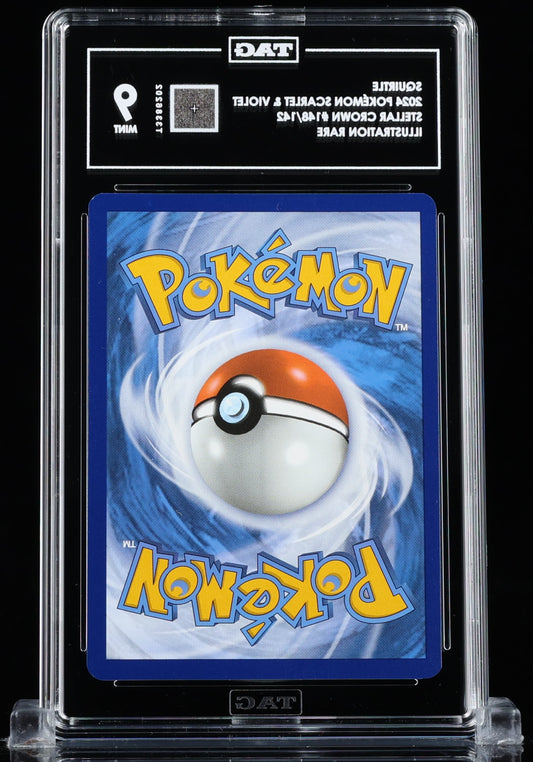TAG 9 : SQUIRTLE : 2024 POKÉMON SCARLET & VIOLET : #148/142 : STELLAR CROWN : ILLUSTRATION RARE
