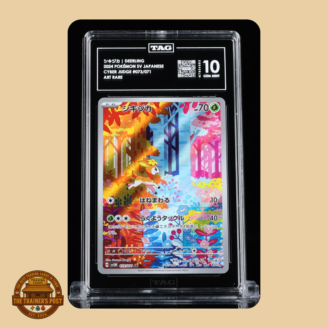 TAG 10 : DEERLING シキジカ : 2024 POKÉMON SCARLET & VIOLET JAPANESE : #073/071 : CYBER JUDGE : ART RARE