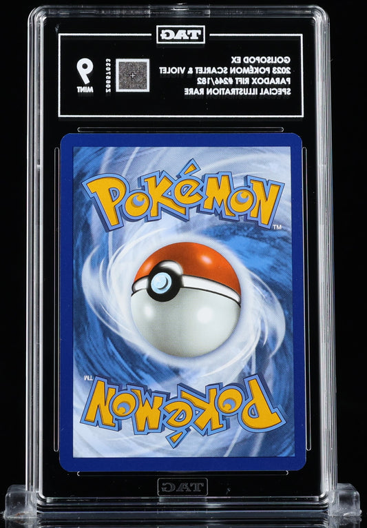 TAG 9 : GOLISOPOD EX : 2023 POKÉMON SCARLET & VIOLET : #246/182 : PARADOX RIFT : SPECIAL ILLUSTRATION RARE