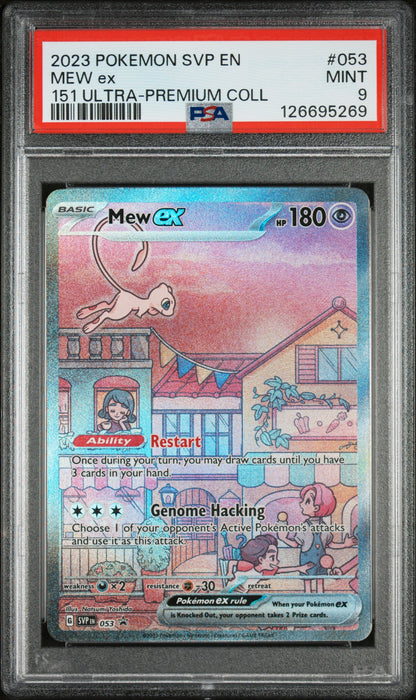 PSA 9 : 2023 POKEMON SVP EN-SV BLACK STAR PROMO #053 MEW ex 151 ULTRA-PREMIUM COLL