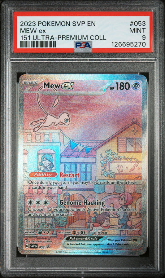 PSA 9 : 2023 POKEMON SVP EN-SV BLACK STAR PROMO #053 MEW ex 151 ULTRA-PREMIUM COLL