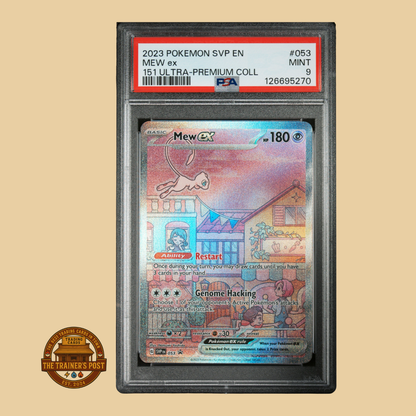 PSA 9 : 2023 POKEMON SVP EN-SV BLACK STAR PROMO #053 MEW ex 151 ULTRA-PREMIUM COLL