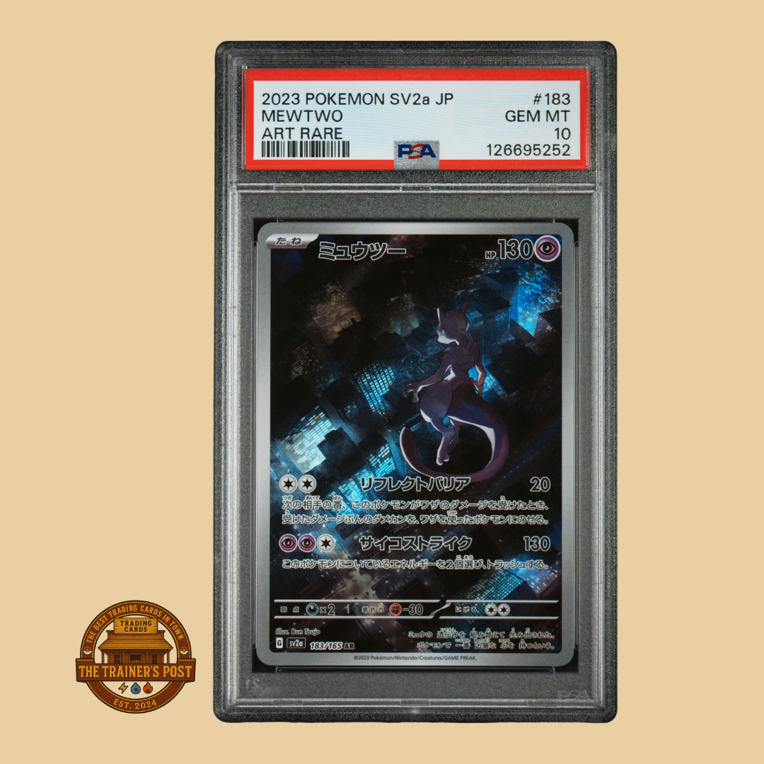 PSA 10 : 2023 POKEMON JAPANESE SV2a-POKEMON 151 #183 MEWTWO ART RARE