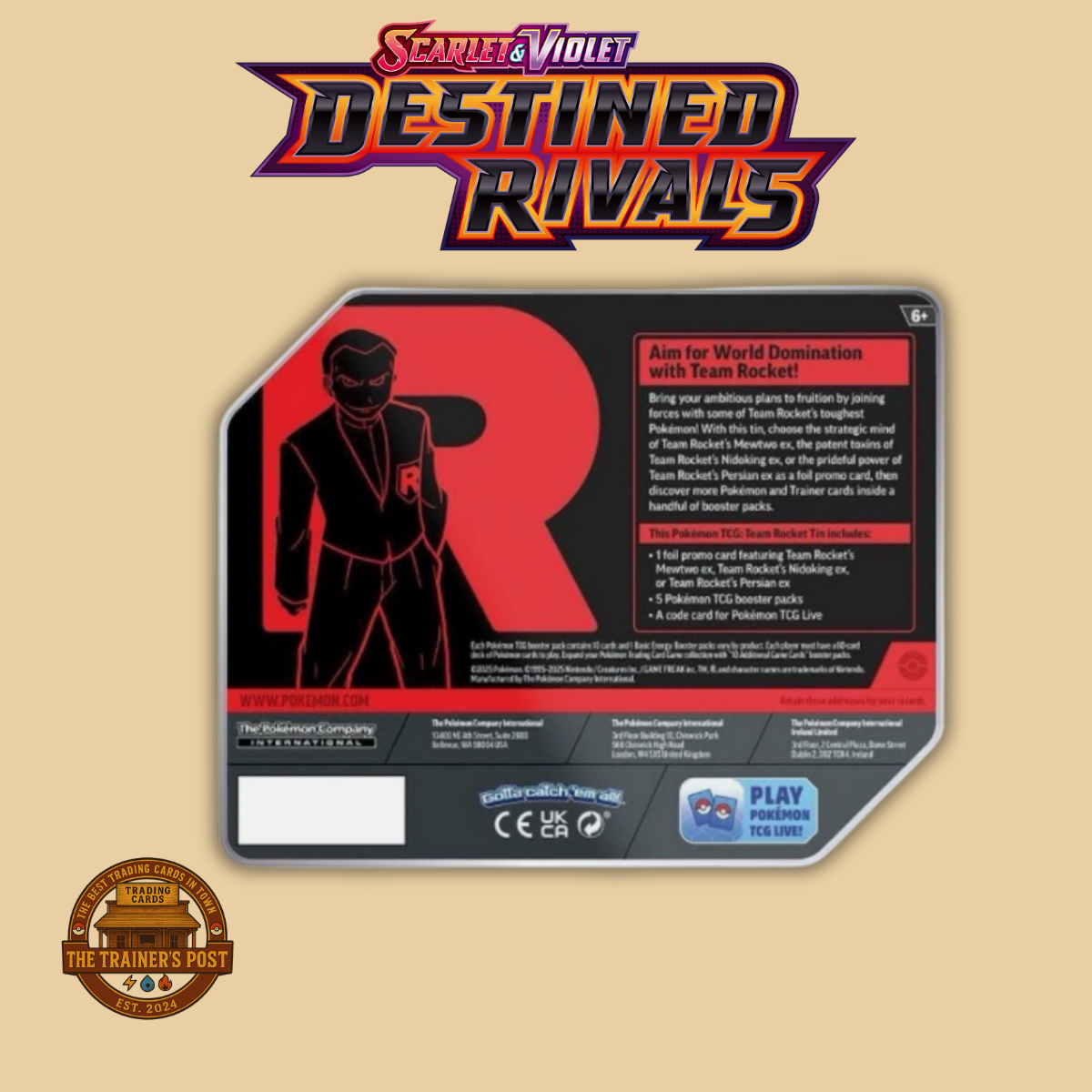 Destined Rivals: Team Rocket Tin