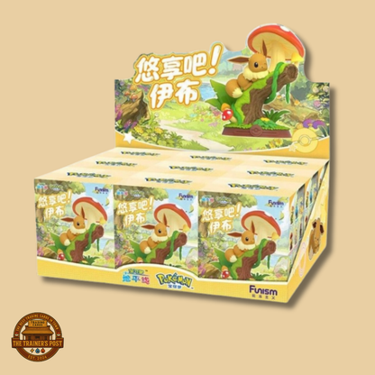 Funism Enjoy! Eevee Series Figures Blind Box - 1 Display Case (complete set of 9 blind boxes)