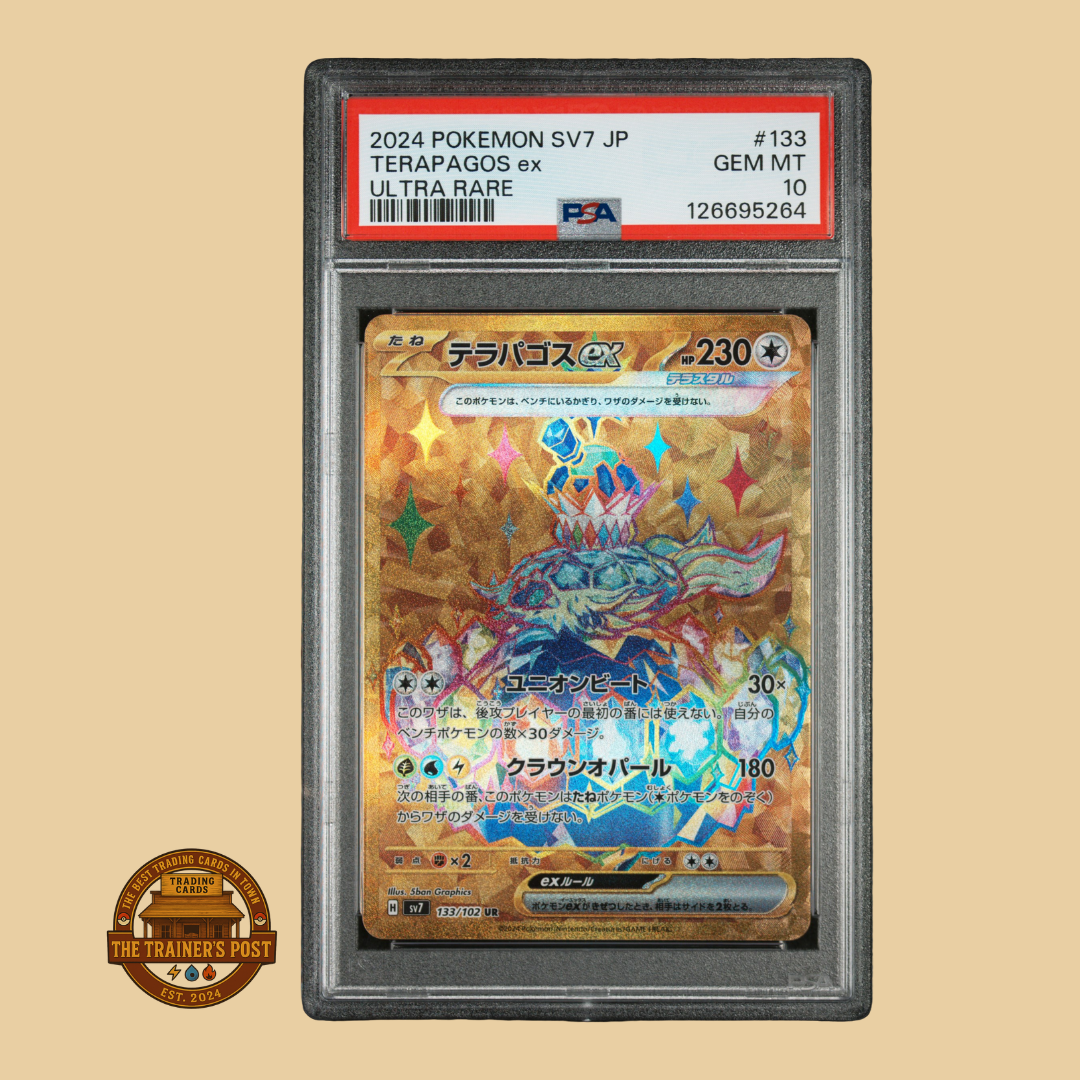 PSA 10 : 2024 POKEMON JAPANESE SV7-STELLAR MIRACLE #133 TERAPAGOS ex ULTRA RARE